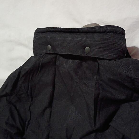 Lands' End 3-in-1 Women's s (6/8) Winter Jacket (Squall?) Hidden Hood Black - Picture 7 of 16